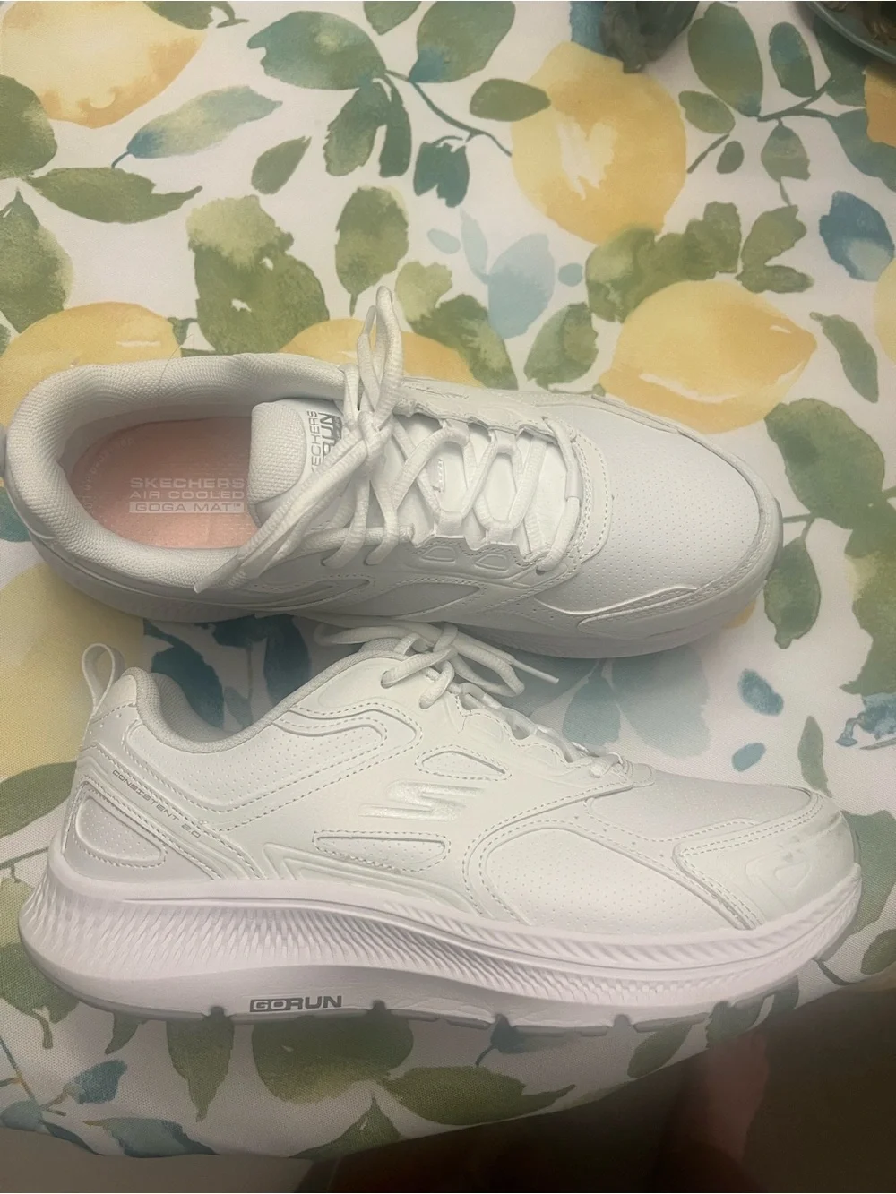Skechers GO Run White Sneakers Size 10